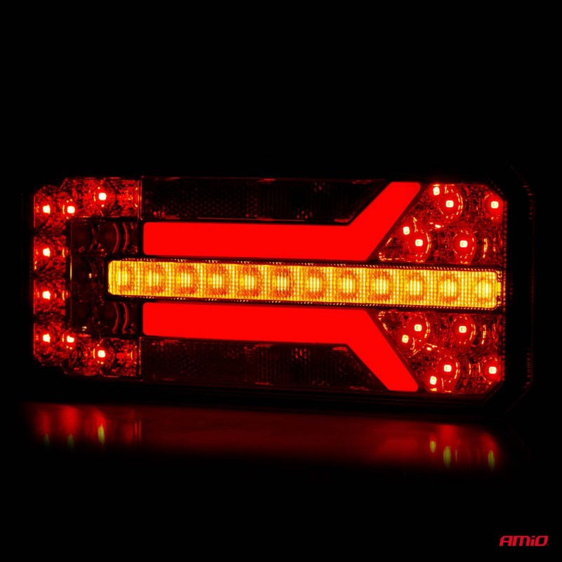 Lampă spate, cu LED, AMiO, RCL-01-R, dinamică, dreapta