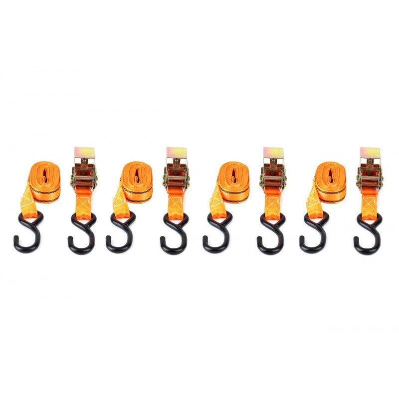Chinga de transport cu tensionator - set complet 700 kg 25 mm 4,5 m 4 buc BELT-03 AMIO-02496