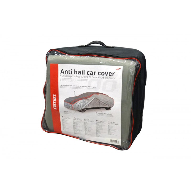 Husă auto, anti-grindina, fermoar, grosime 5 mm, XL - 515 x 195 x 140cm