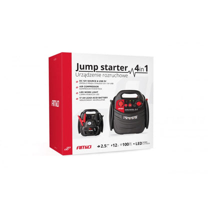Starter de pornire 4 în 1 12V AMIO-02523