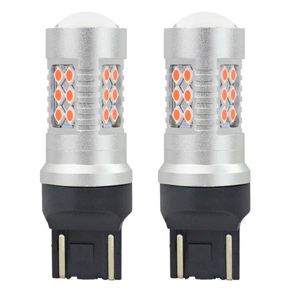 LED CANBUS 3030 24SMD T20 7443 WR21/5W Roșu 12V/24V