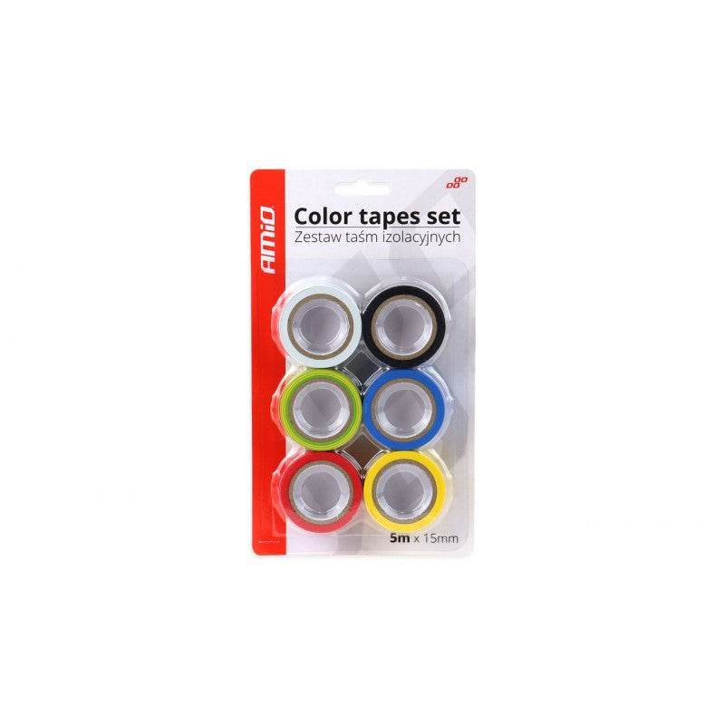 Set de benzi izolatoare color  - 6 buc AMIO-02609