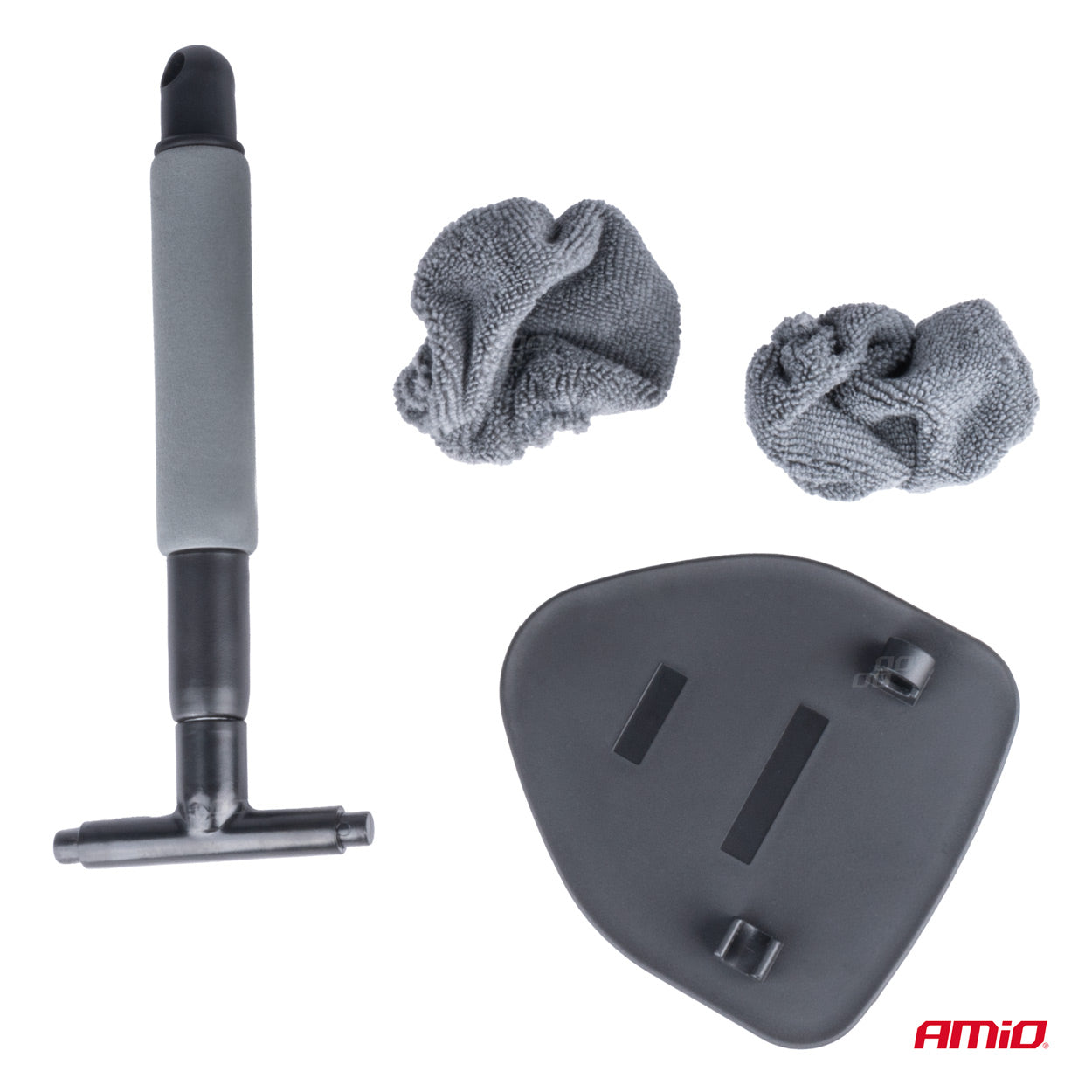 Telescopic window brush for windows, windows, mirrors 24-40 cm AMIO-02611