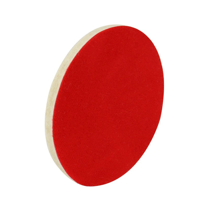 Pâslă de lustruire, suport Velcro, 125mm x 10mm