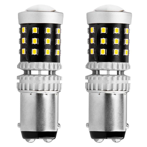 Set becuri CANBUS 2016 39SMD 1157 BAY15D P21/5W Alb 12V 24V AMIO-02800