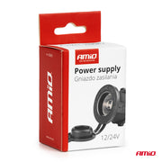 Priză suplimentară încorporată 12V 24V MOD-01 AMIO-02851