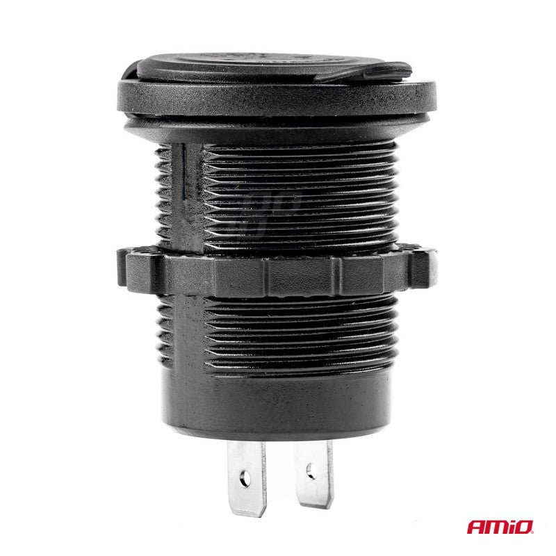 Priză de alimentare, rezistenta la apa, 2 x USB, 12-24V, 3.1A
