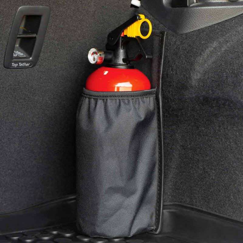 Suport pentru stingătorul de incendiu cu Velcro, negru