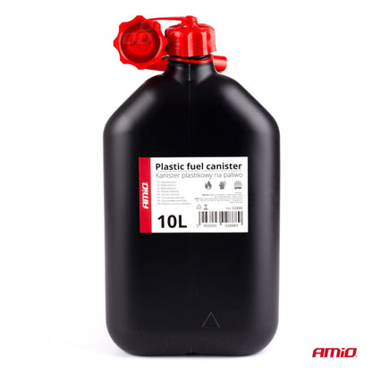 Canistra  de combustibil din plastic 10L, negru AMIO