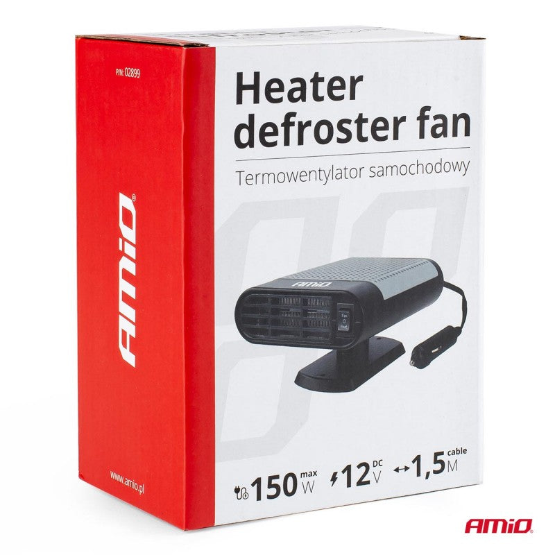 Aeroterma auto, Ventilator încălzire auto 12V 150W AMIO-02899