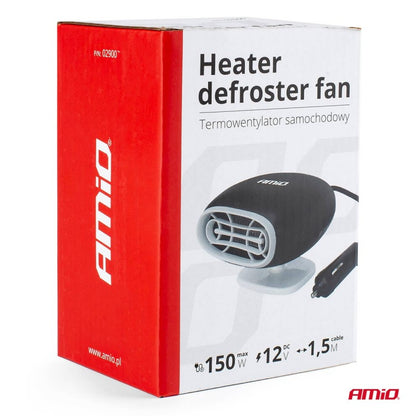 Aeroterma auto cu incalzire rapida, Lungime cablu: 1,5 m, 12V DC, 150W, 13A, ABS