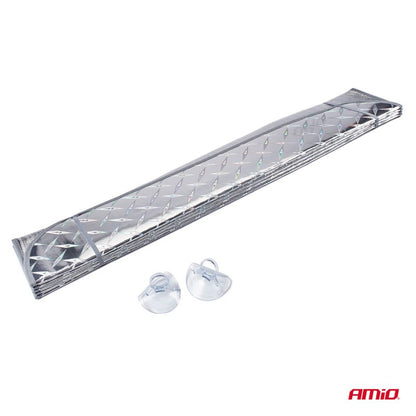Parasolar pliabil, aluminiu, ventuze, 150x80cm