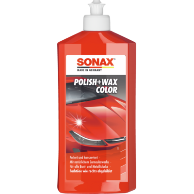 POLÍROZÓ ÉS VIASZ SONAX NANOPRO PIROS 500ML