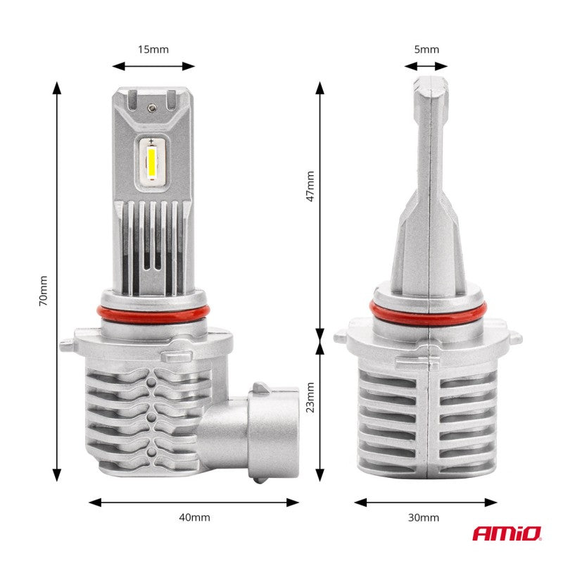 SET 2 BECURI AUTO, HB3 9005-X1, cu Led