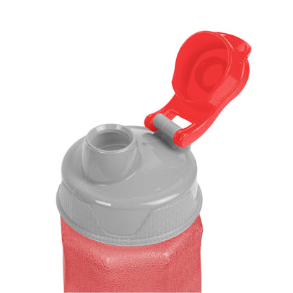 Sticlă sport - plastic, transparent - 800 ml - 3 culori