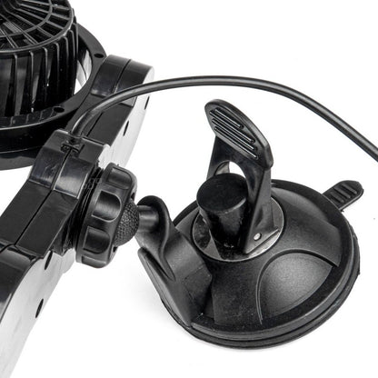 Ventilator auto cu aspiratie 2x4", 24V