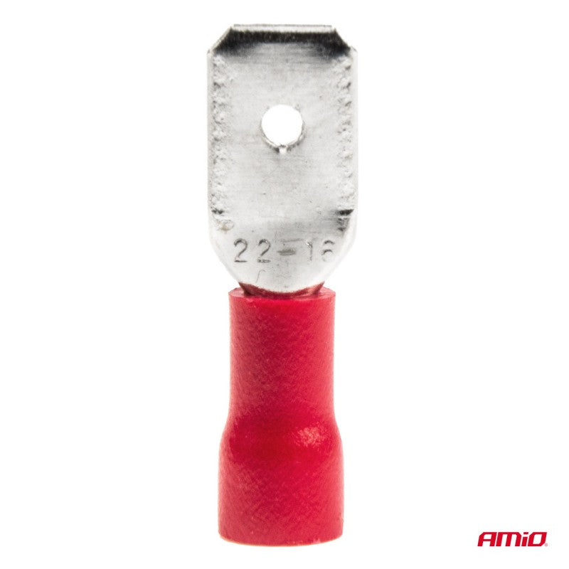 Papuc electric tata 6,3mm 0,5-1,5mm2 10A 10 buc