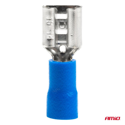 Papuci electrici mama albastri, 7.4mm 1.5-2.5mm2 15A 10 buc