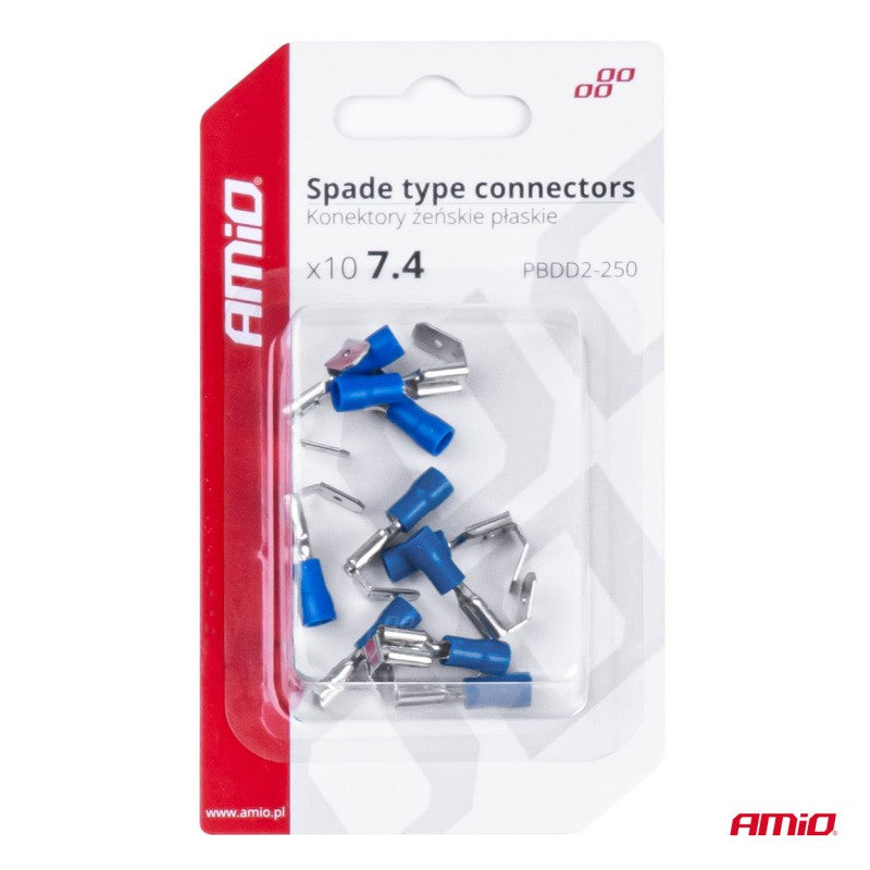 Papuc electric universal mama/tata 7.4/6.3mm 1.5-2.5mm2 15A 10 buc