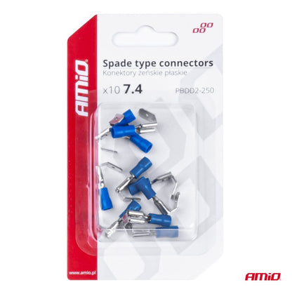 Papuc electric universal mama/tata 7.4/6.3mm 1.5-2.5mm2 15A 10 buc