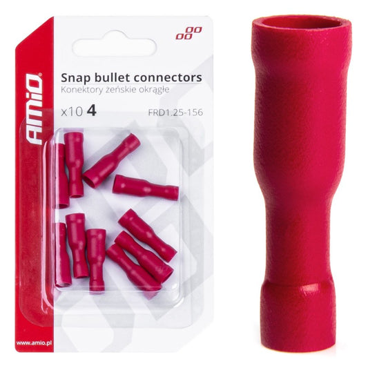 Papuc electric mama 4mm 0.5-1.5mm2 10A 10 buc