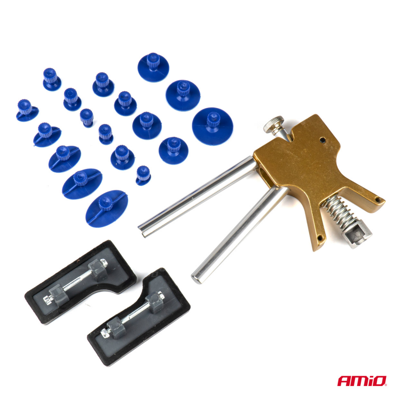 Kit de reparare a caroseriei DIY cu 18 ventuze