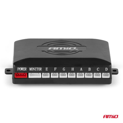 Senzori de parcare pentru marșarier, negri, interni, 16,5 mm, 8 buc. LED 3D AMIO-03196