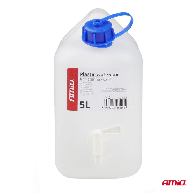 Bidon cu robinet 5L plastic AMIO-03201