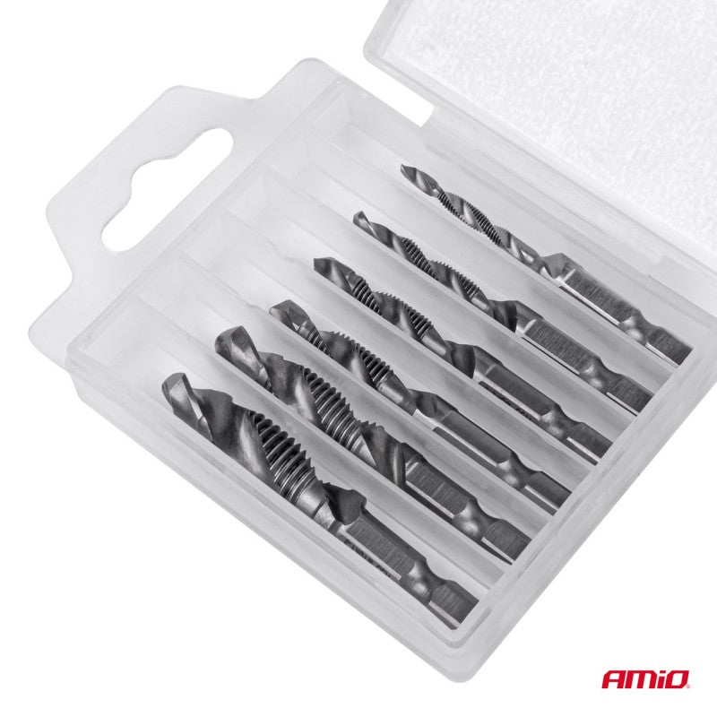 Set de 6 burghie metrice lungi de la M3 la M10