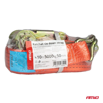 Chinga de transport cu tensionator 5000 kg 50 mm 10 m AMIO-03300