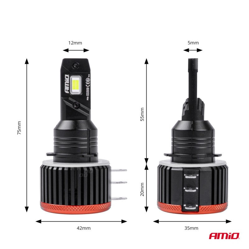 Set becuri  auto H15- AMIO