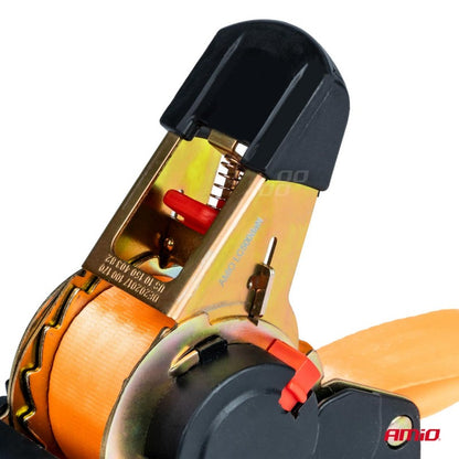 Bandă de transport cu retractor automat 640 kg 25 mm 3,5 m S-TYPE AMIO-03318