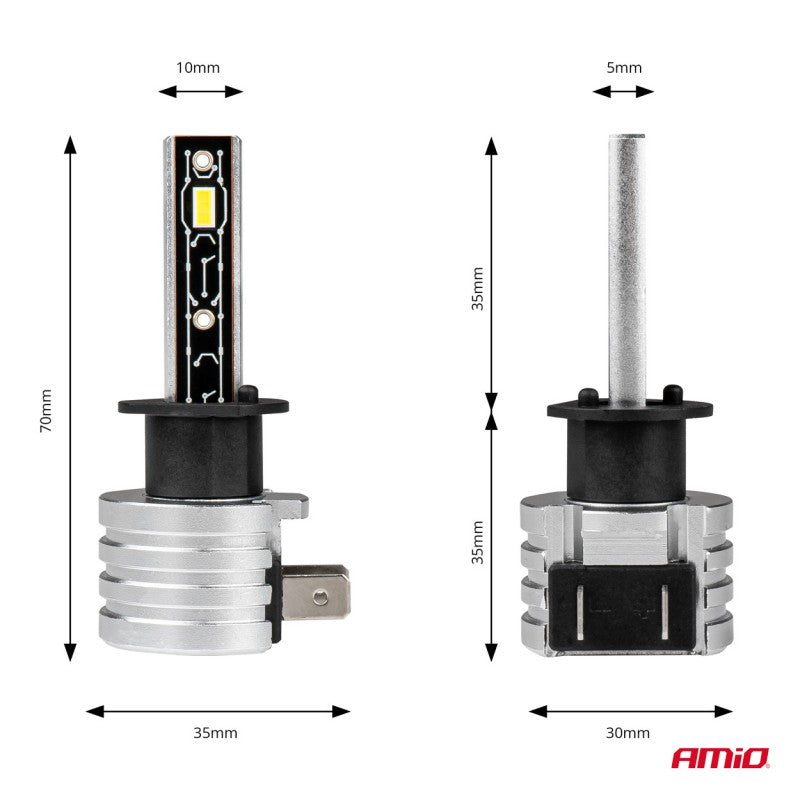 Set becuri ,H1 H-mini becuri  auto  AMiO