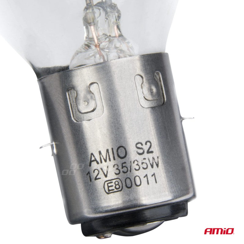Bec cu halogen S2 12V 35/35W BA20d AMIO-03368