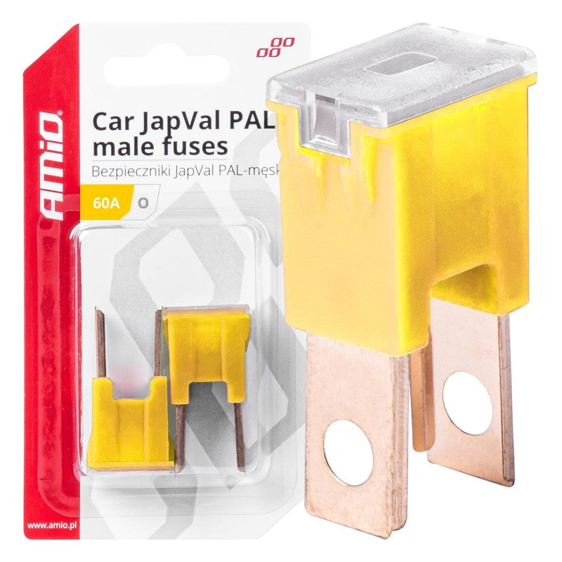 Siguranțe auto JAPVAL PAL tată 2 buc. 60A AMIO-03400