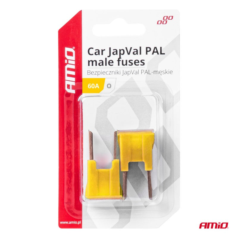 Siguranțe auto JAPVAL PAL tată 2 buc. 60A AMIO-03400