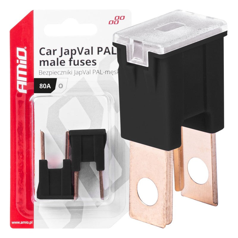 Siguranțe auto JAPVAL PAL tată 2 buc. 80A AMIO-03402