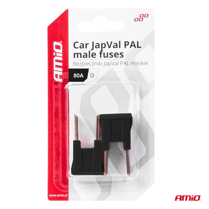 Siguranțe auto JAPVAL PAL tată 2 buc. 80A AMIO-03402