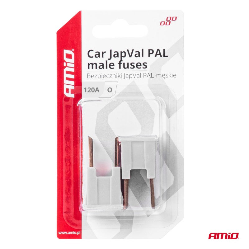 Siguranțe auto JAPVAL PAL tată 2 buc. 120A AMIO-03404