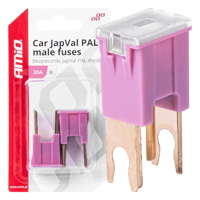 Siguranțe auto JAPVAL PAL tată 2 buc. 30A AMIO-03406