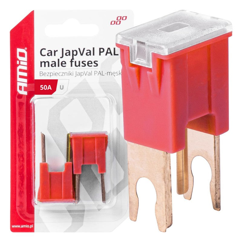 Siguranțe auto JAPVAL PAL tată 2 buc. 50A AMIO-03408