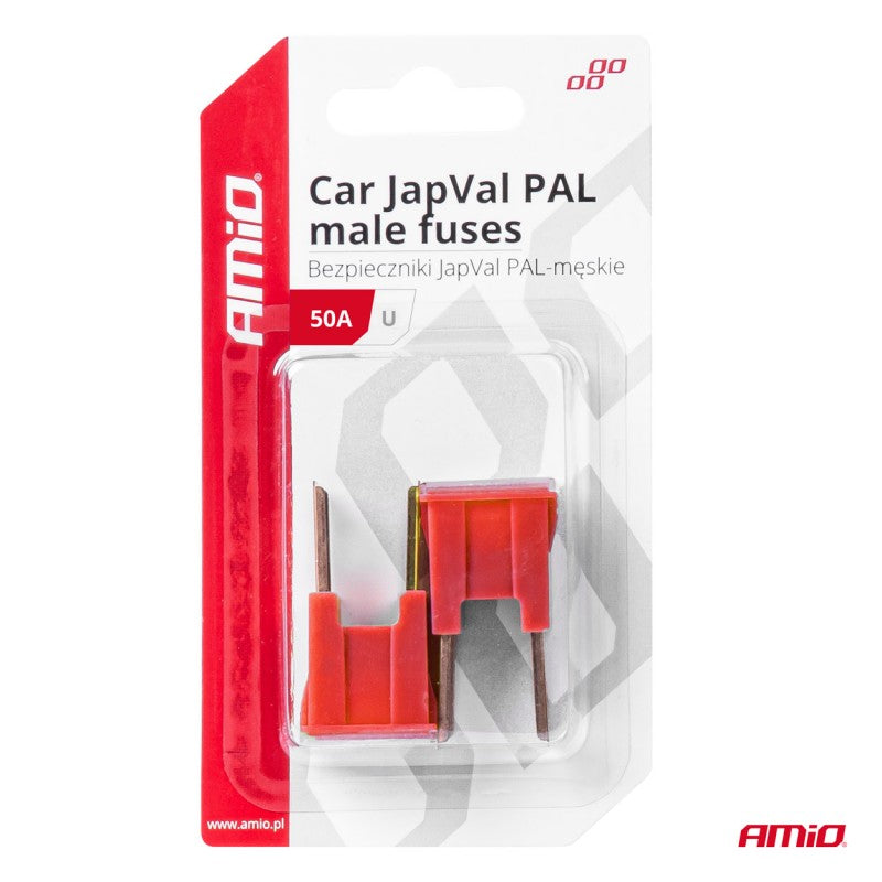 Siguranțe auto JAPVAL PAL tată 2 buc. 50A AMIO-03408