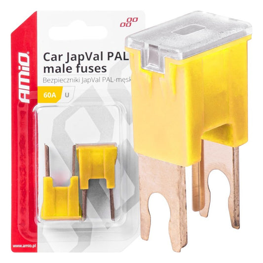 Siguranțe auto JAPVAL PAL tată 2 buc. 60A AMIO-03409