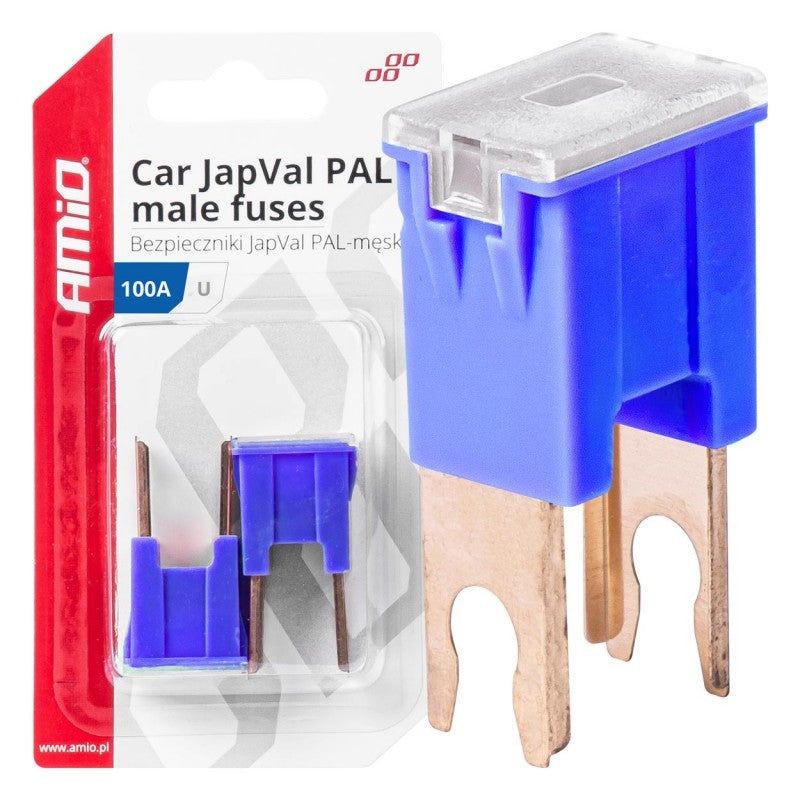 Siguranțe auto JAPVAL PAL tată 2 buc. 100A AMIO-03411