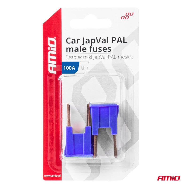 Siguranțe auto JAPVAL PAL tată 2 buc. 100A AMIO-03411