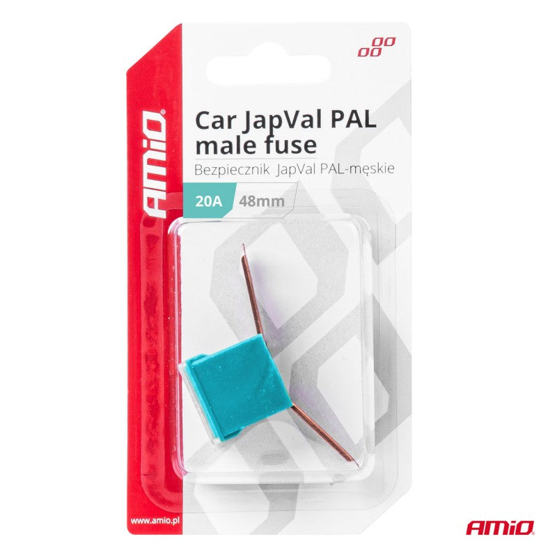 Siguranță auto JAPVAL PAL mascul 48mm 20A AMIO-03417