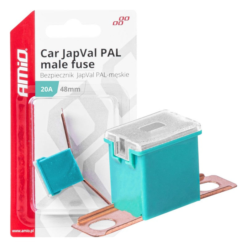 Siguranță auto JAPVAL PAL mascul 48mm 20A AMIO-03417