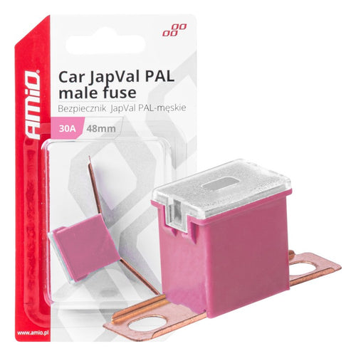 Siguranță auto JAPVAL PAL mascul 48mm 30A AMIO-03418