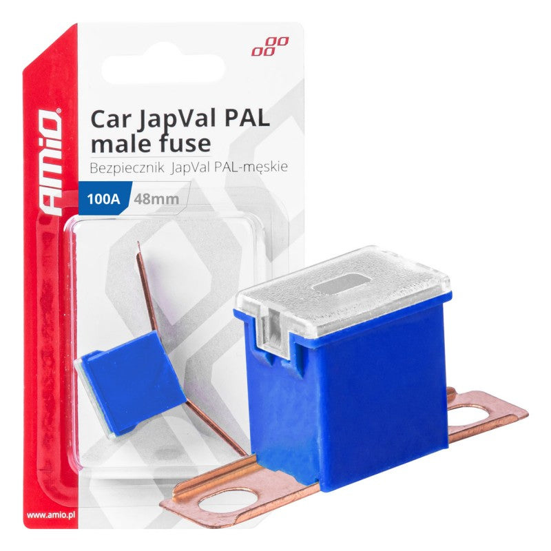 Siguranță auto JAPVAL PAL mascul 48mm 100A AMIO-03424