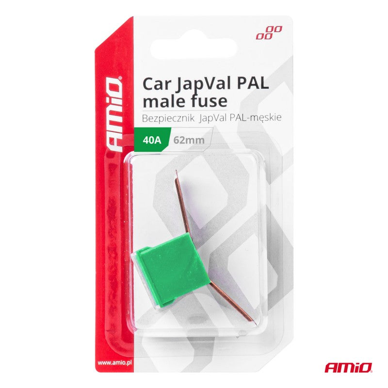 Siguranță auto JAPVAL PAL mascul 62mm 40A AMIO-03428